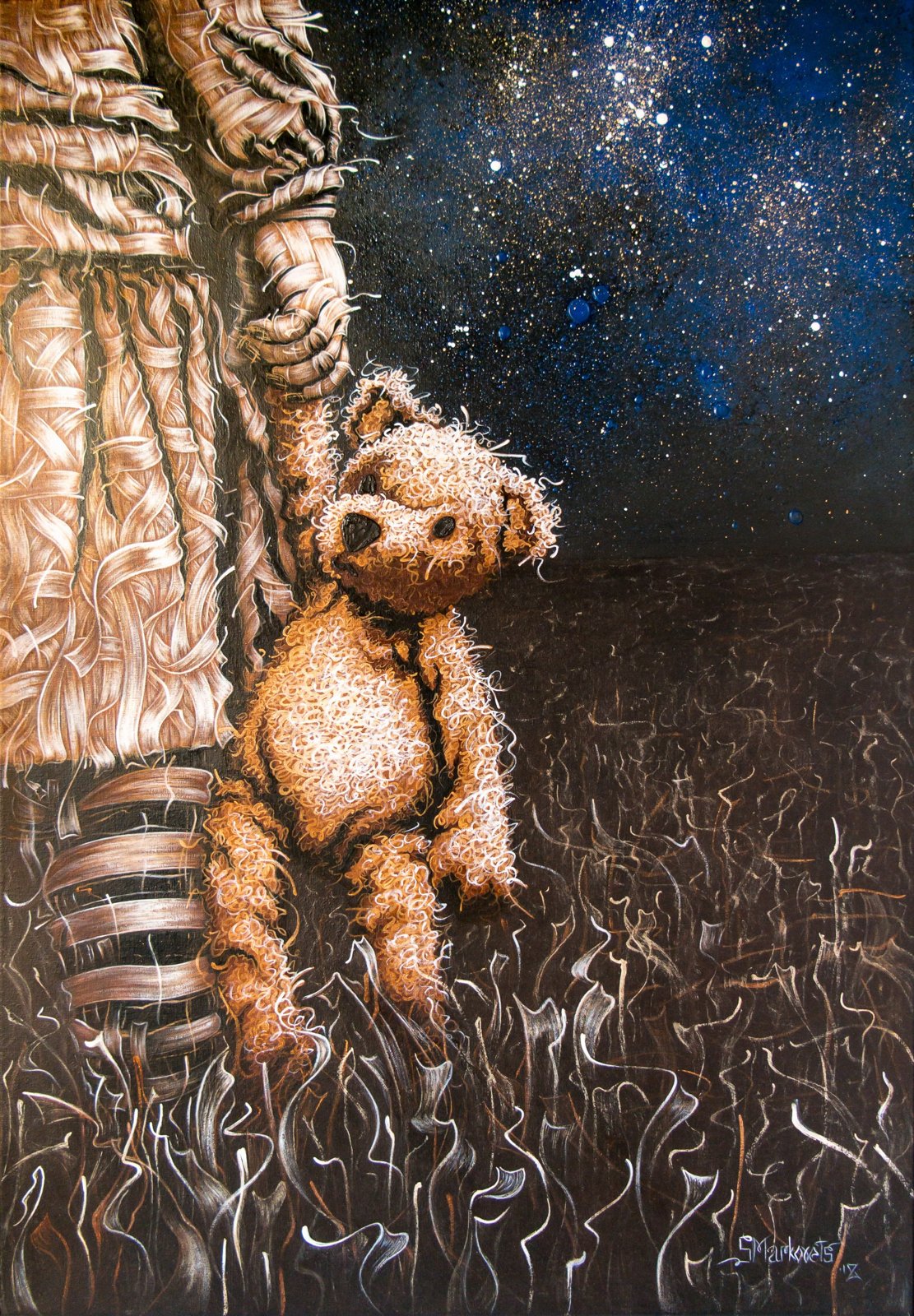 Looking for a dream 26" Original Modern art by S. Lee Mark